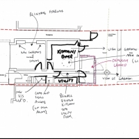Ground Floor Sketch Plan - Terrace house Remodelling