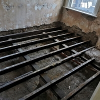 Existing dining room floor