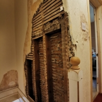 Upstairs alterations to walls