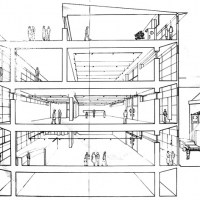 Art Gallery - Short sectional perspective