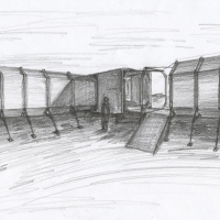 Portable educational cinema - Sketch of another configuration