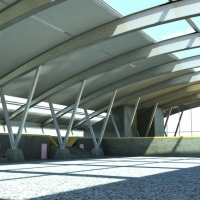 Training Centre - 3D render of the interior