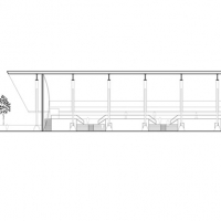 Training Centre - Long section